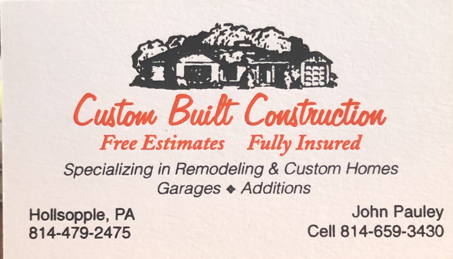 Custom Built Construction